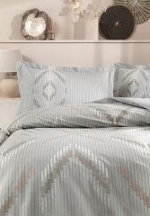 ÖZDİLEK ÇİFT KİŞİLİK NEVRESİM TAKIMI LINEA ETNICA KREM