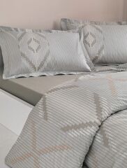 ÖZDİLEK ÇİFT KİŞİLİK NEVRESİM TAKIMI LINEA ETNICA KREM