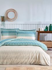 Özdilek Çift Kişilik Nevresim Takımı Flame Stitch