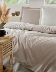 Özdilek Tek Kişilik Ranforce Nevresim Takımı Kum Beji Vanilya