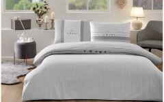 Özdilek Nev Çift Kişilik Nevresim Takımı Heartbeat Gri