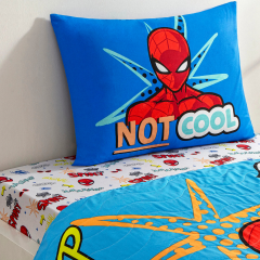 Taç Lisanslı Spiderman Thwip Pamuk Tek Kişilik Complete Set