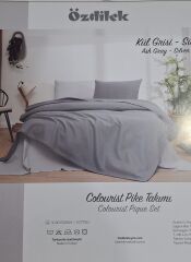 Özdilek Tek Kişilik Ranforce Pike Takımı Colourist Kül Grisi-Silver