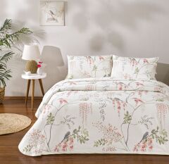 Taç Tek Kişilik Ranforce Baskılı Pike Takımı Fiesta