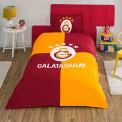 Taç Lisanslı Galatasaray Efsane Pamuk Tek Kişilik Nevresim Takımı