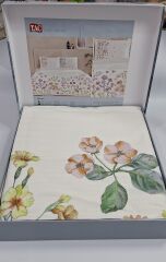 Taç Çift Kişilik Ranforce Baskılı Pike Takımı Gleam