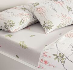 Taç Çift Kişilik Ranforce Baskılı Pike Takımı Fiesta