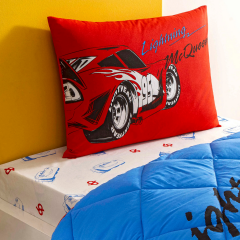 Taç Lisanslı Yorgan Seti Cars Mcqueen Tek Kişilik
