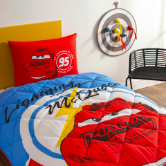 Taç Lisanslı Yorgan Seti Cars Mcqueen Tek Kişilik