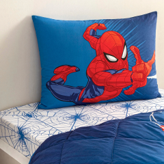 Taç Lisanslı Spiderman Classical Pamuk Tek Kişilik Yorgan Seti