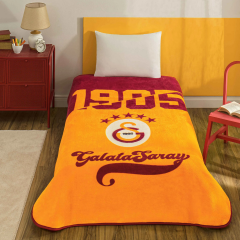 Taç Lisanslı Galatasaray Şampiyon 25 Tek Kişilik Battaniye