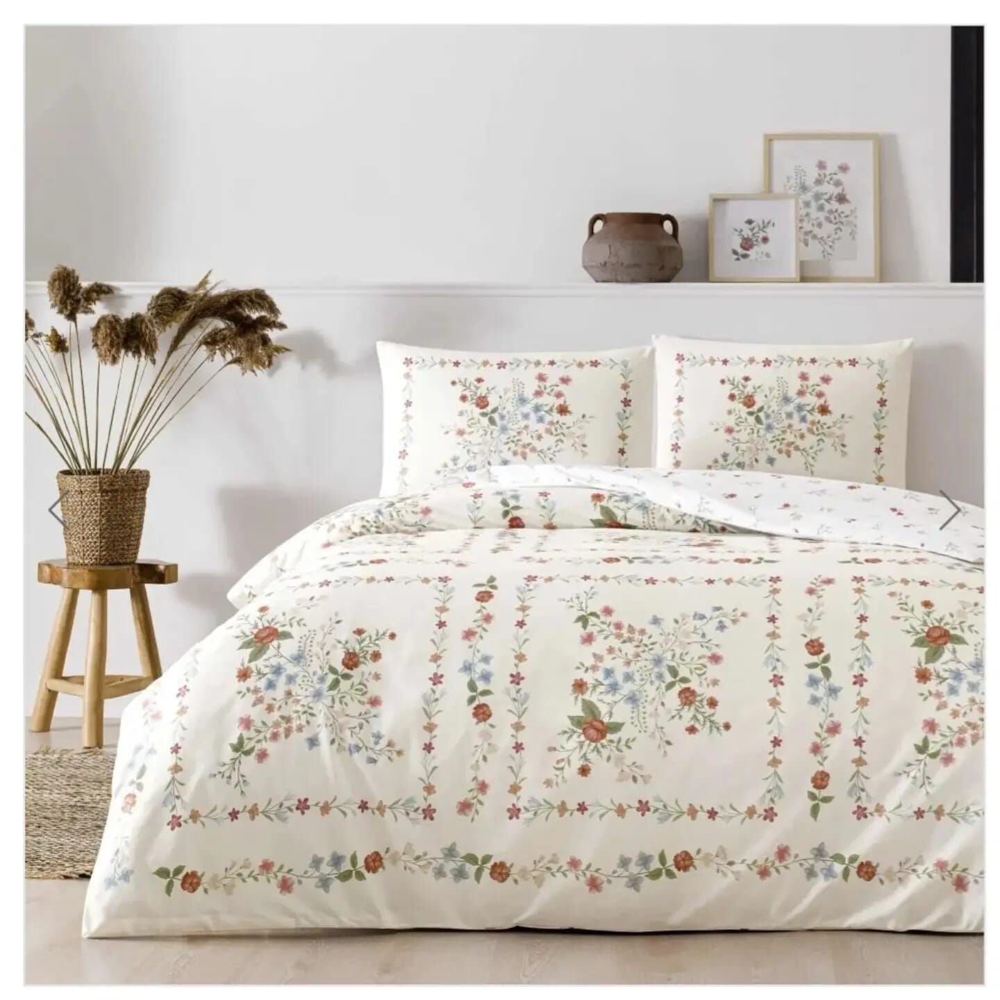 Taç Çift Kişilik Ranforce Nevresim Takımı Hilarie