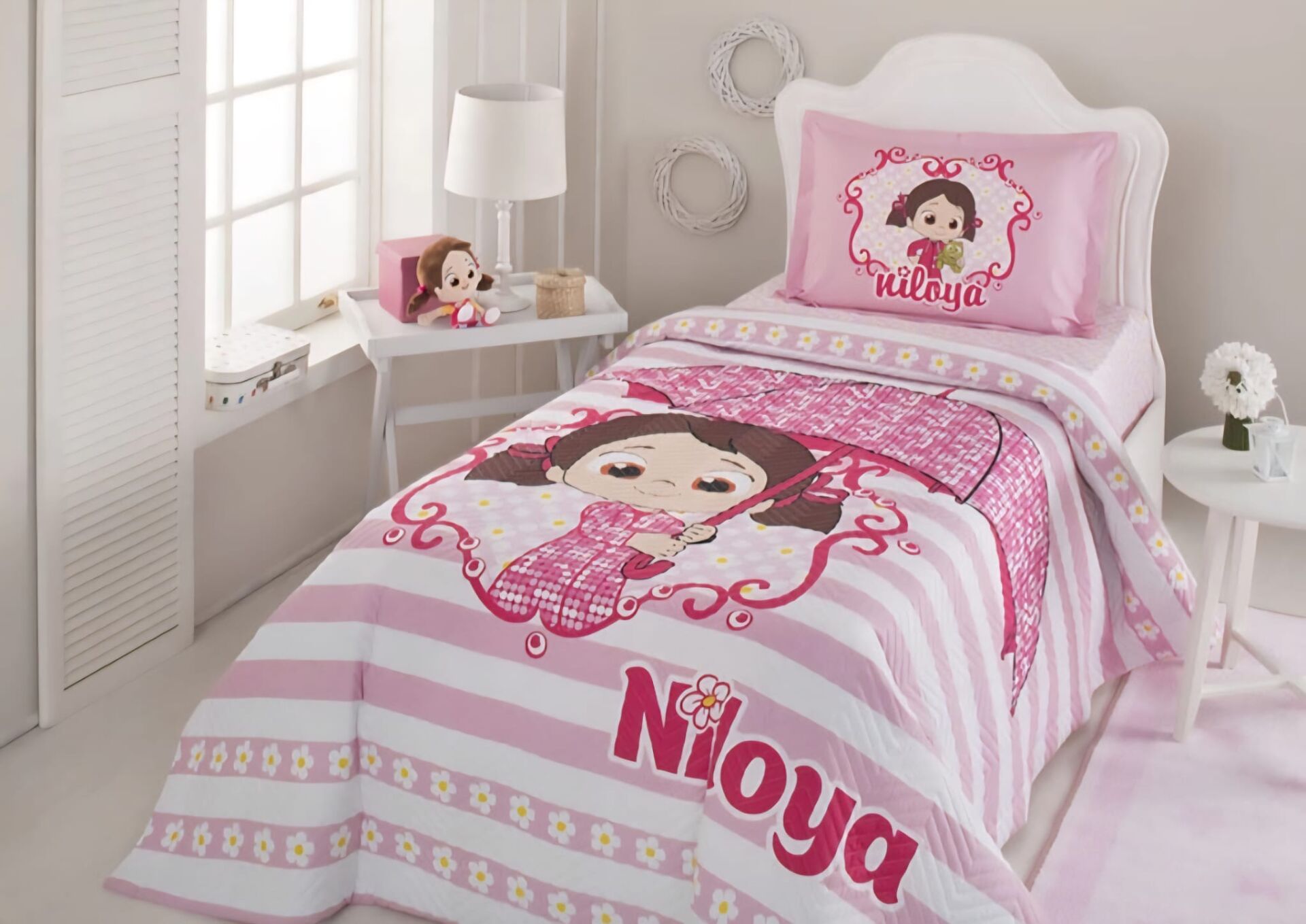 Özdilek Lisanslı Niloya Yağmur Tek Kişilik Nevresim Takımı