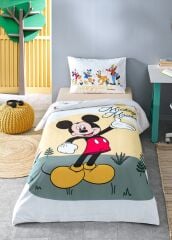 ÖZDİLEK LİSANSLI MICKEY NOMADIC TEK KİŞİLİK NEVRESİM TAKIMI