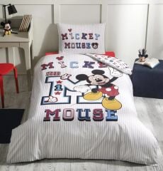 ÖZDİLEK LİSANSLI MICKEY MOUSE COLLAGE TEK KİŞİLİK NEVRESİM TAKIMI