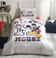 Özdilek Lisanslı Mickey Mouse Collage Tek Kişilik Nevresim Takımı