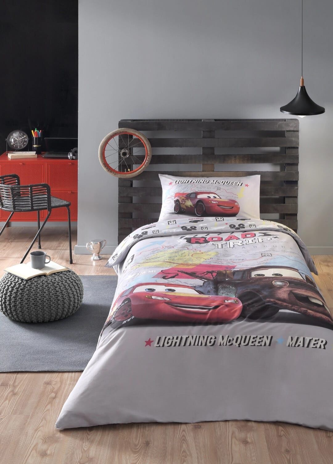 Özdilek Lisanslı Tek Kişilik Nevresim Takımı Cars On The Road