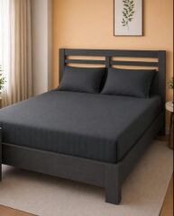 Clasy Çift Kişilik Lastikli Çarşaf Takım 160*200cm Füme