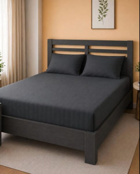Clasy Çift Kişilik Lastikli Çarşaf Takım 160*200cm Füme
