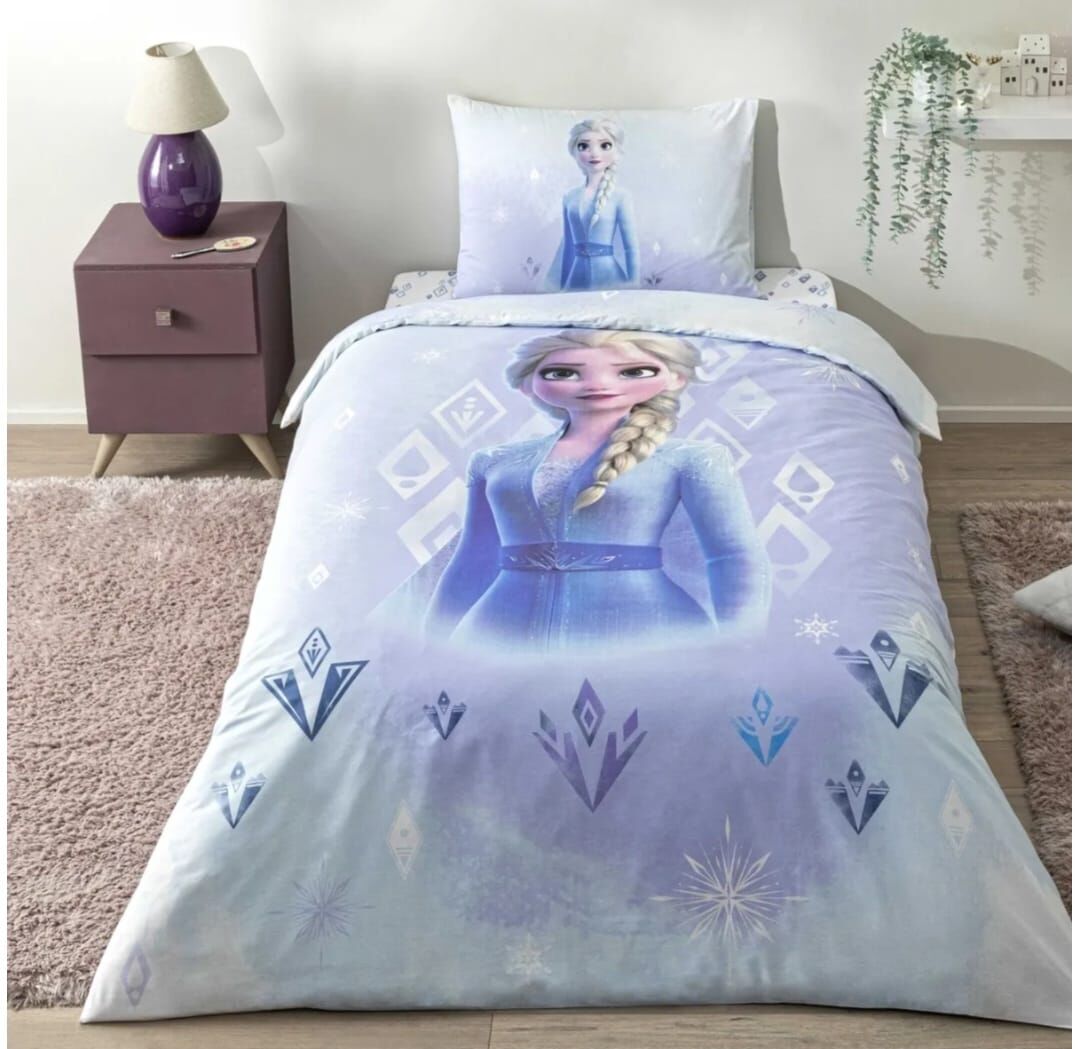 Taç Lisanslı Disney Frozen Diamond Tek Kişilik Nevresim Takımı