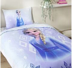 Taç Lisanslı Disney Frozen Diamond Tek Kişilik Nevresim Takımı