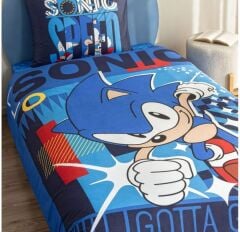 Taç Lisanslı Sonic Classic Tek Kişilik Nevresim Takımı