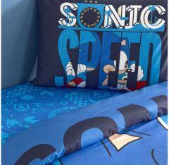 TAÇ  LİSANSLI SONIC CLASSIC TEK KİŞİLİK NEVRESİM TAKIMI