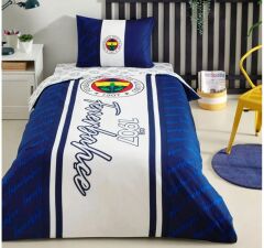 Taç Lisanslı Fenerbahçe 1907 Glow Gece Işıltısı Tek Kişilik Nevresim Takımı