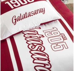 Taç Lisanslı Galatasaray 1905 Glow Gece Işıltısı Tek Kişilik Nevresim Takımı