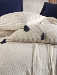 Özdilek Liya Çift Kişilik Pike Seti Lacivert