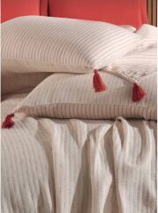 Özdilek Liya Çift Kişilik Pike Seti Turuncu/Kiremit-Terracota