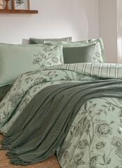 Özdilek Pikeli Nevresim Takımı Çift Kişilik Fresque Yeşil