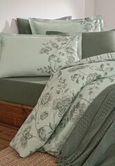Özdilek Pikeli Nevresim Takımı Çift Kişilik Fresque Yeşil