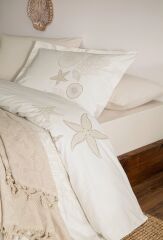 Özdilek Pikeli Nevresim Takımı Çift Kişilik Corallino Krem