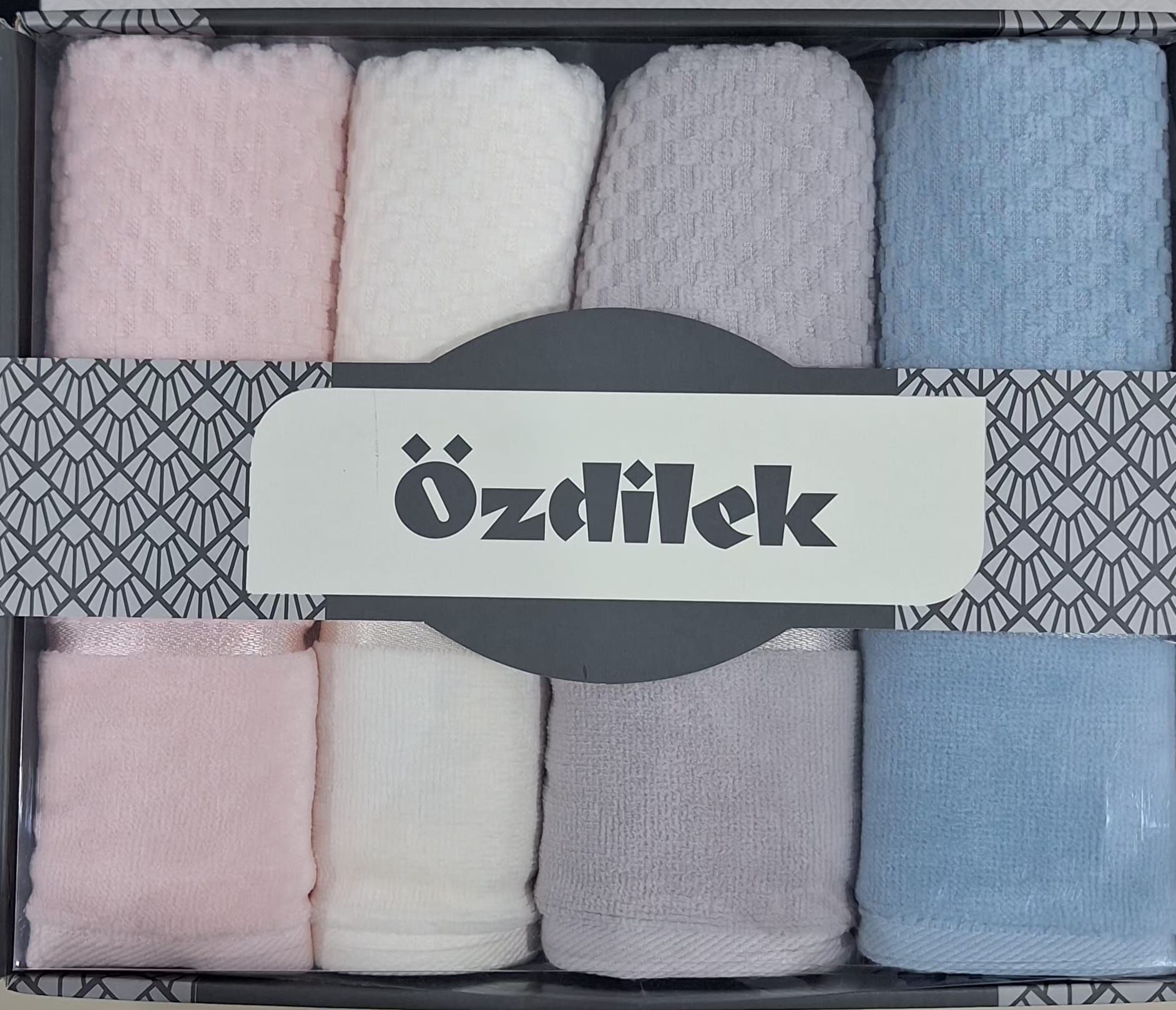 Özdilek Bright Renkli Kutulu 4'lü Havlu 50*90Cm El-Yüz Havlusu