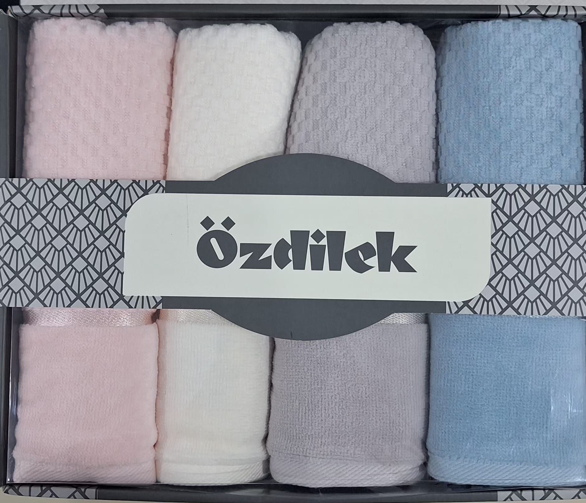 Özdilek Bright Renkli Kutulu 4'lü Havlu 50*90Cm El-Yüz Havlusu