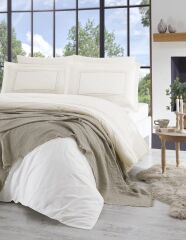 Özdilek Pikeli Gelin Seti 7 Parça Native Bej