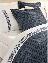 Özdilek Gelin Seti Maze Yatak Örtülü Nevresim Takımı 10 Parça Antrasit