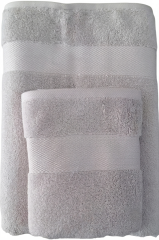 Özdilek Woven %100 Pamuk Havlu seti GRİ RENK (el yüz havlusu+banyo havlusu)