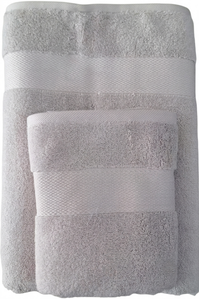 Özdilek Woven %100 Pamuk Havlu seti GRİ RENK (el yüz havlusu+banyo havlusu)