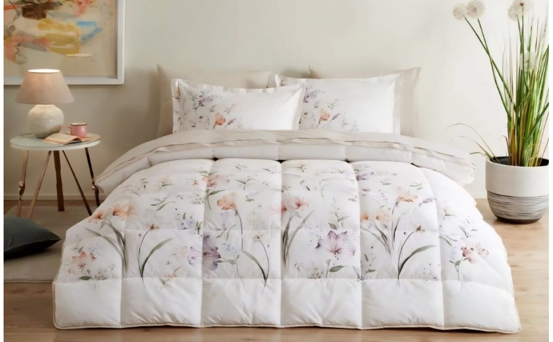 Özdilek Çift Kişilik Ranforce Uyku Seti White Lily Lila