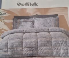 ÖZDİLEK ÇİFT KİŞİLİK RANFORCE UYKU SETİ COLORADO MAVİ