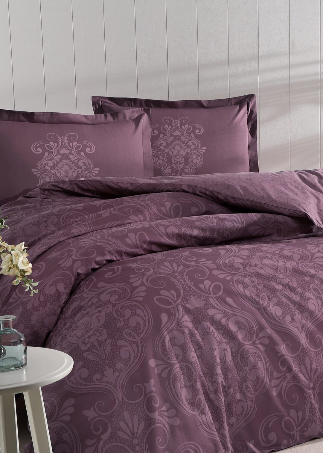 Özdilek Çift Kişilik Ranforce Uyku Seti Antico Mürdüm