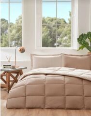 Özdilek Çift Kişilik Ranforce Yatak Seti Sütlü Kahve Toprak