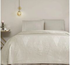 Taç Jakar Pike Takımı Çift Kişilik Flava Gri