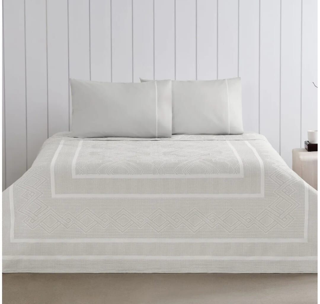 Taç Jakar Pike Takımı Çift Kişilik Anette Gri