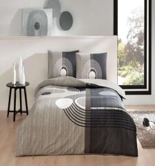 Taç Ranforce Çift Kişilik Nevresim Takımı Alex Gri