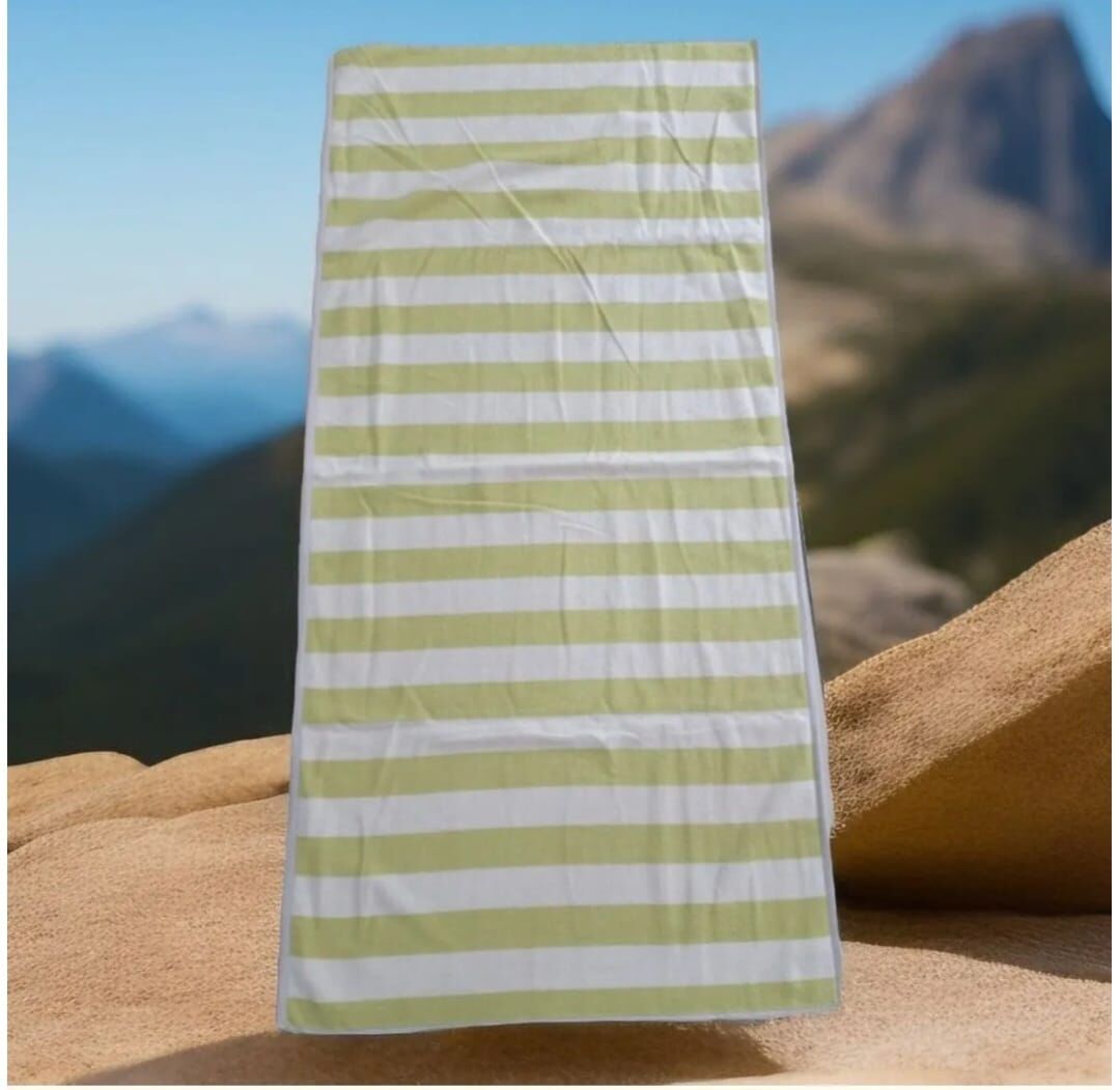 Özdilek Plaj Havlusu 70*145 Cm Yeşil-Gri