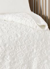 Özdilek Embos Kutulu Bebek Battaniyesi 100*120 Cm Krem