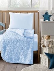 Özdilek Embos Kutulu Bebek Battaniyesi 100*120 Cm Mavi